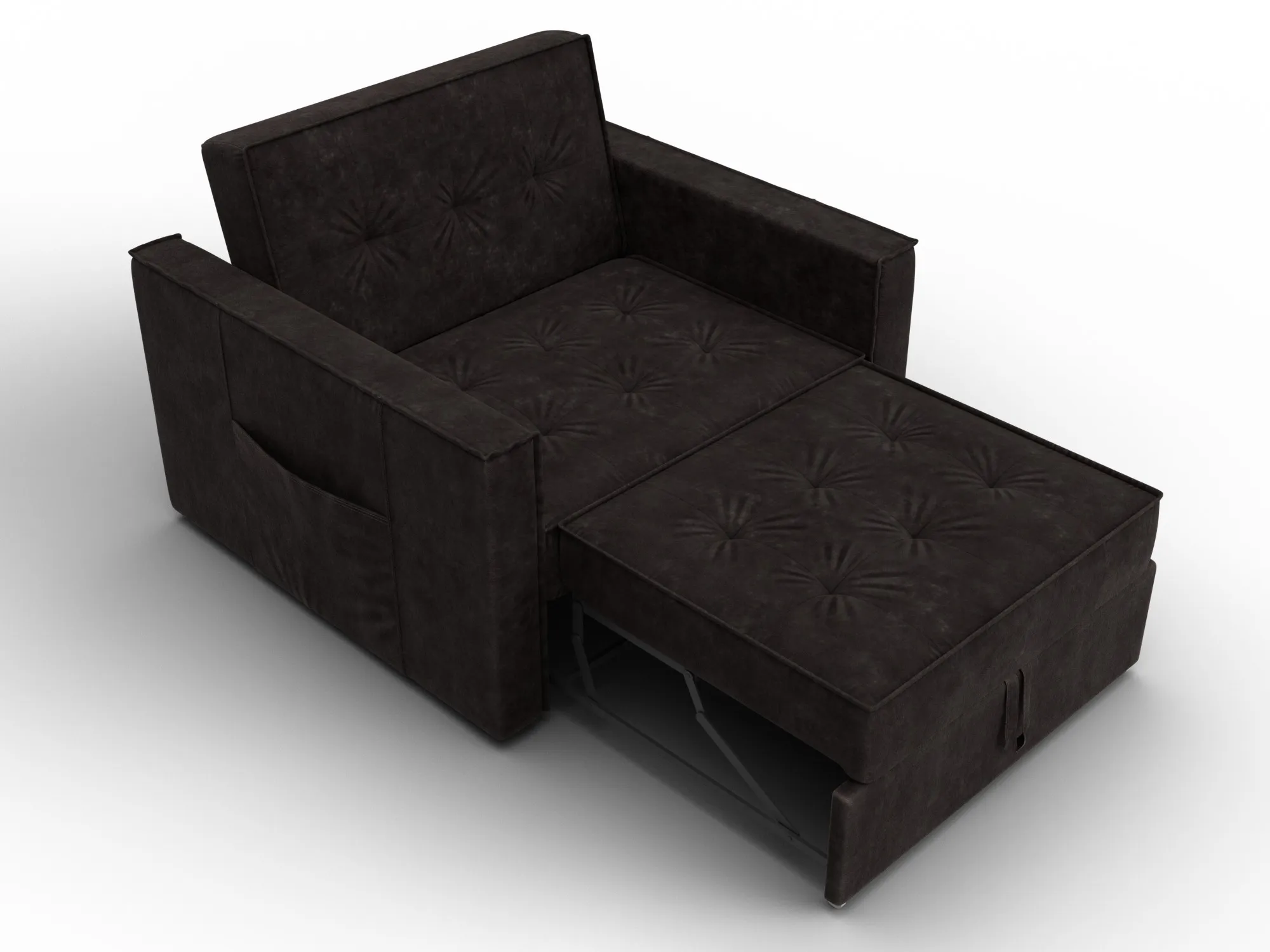 Кресло-кровать Лига-104 (80) ( BRUT 17 коричневый )