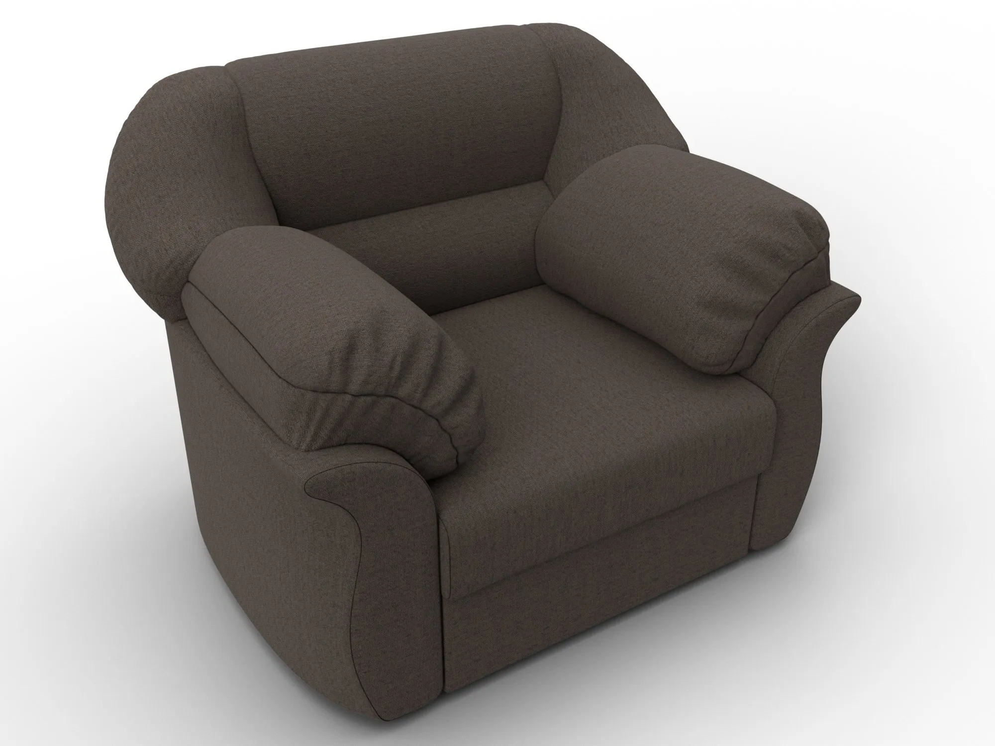 Кресло Карнелла ( Амур 05 коричневый )