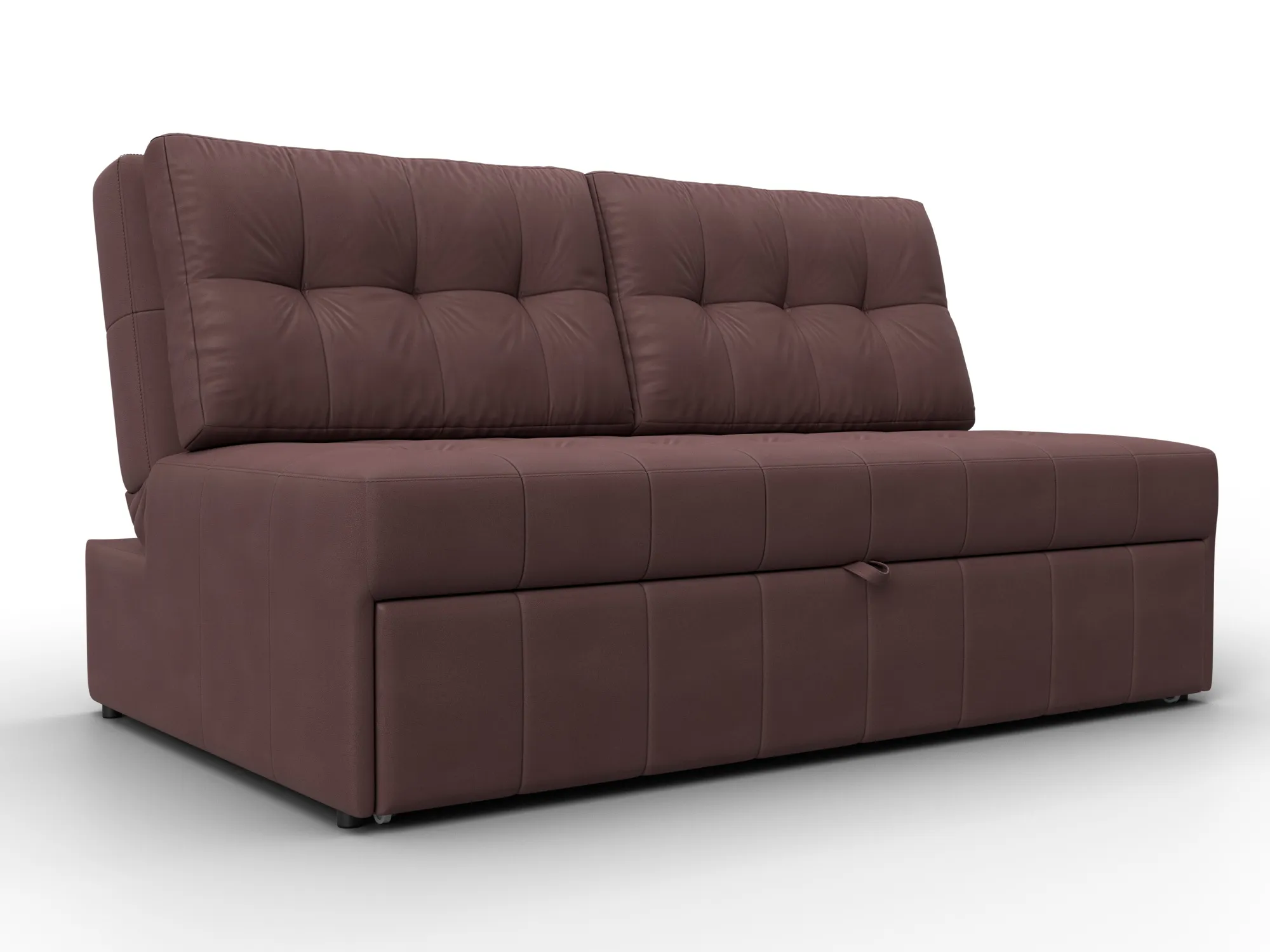 Диван прямой Лига-107 (140) ( JOLY 09 бордовый )