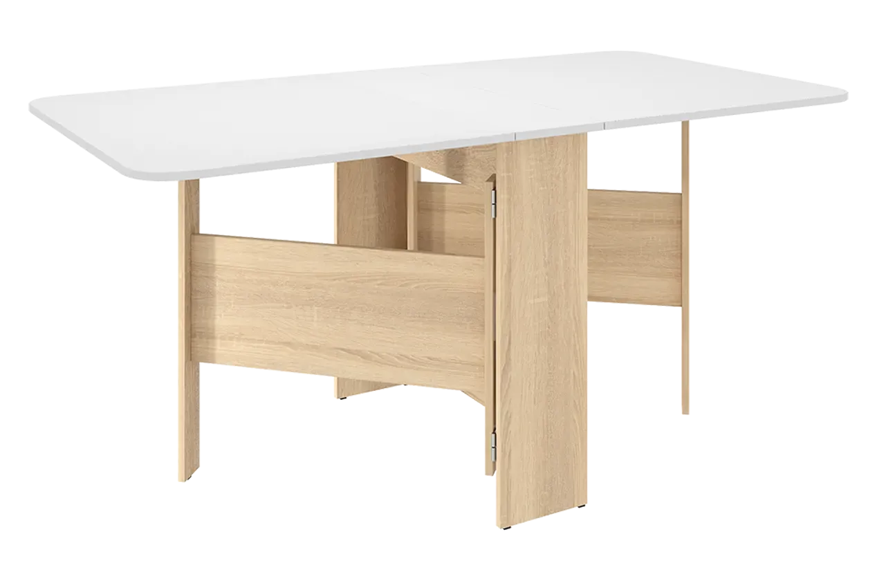 Стол-книжка раскладной Мечта 2 дуб сонома/белый