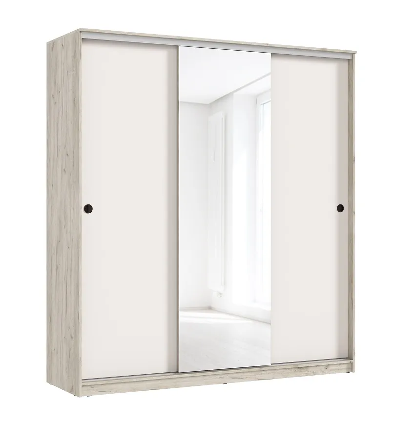 Шкаф-купе Альянс 2,0 крафт серый/кашемир