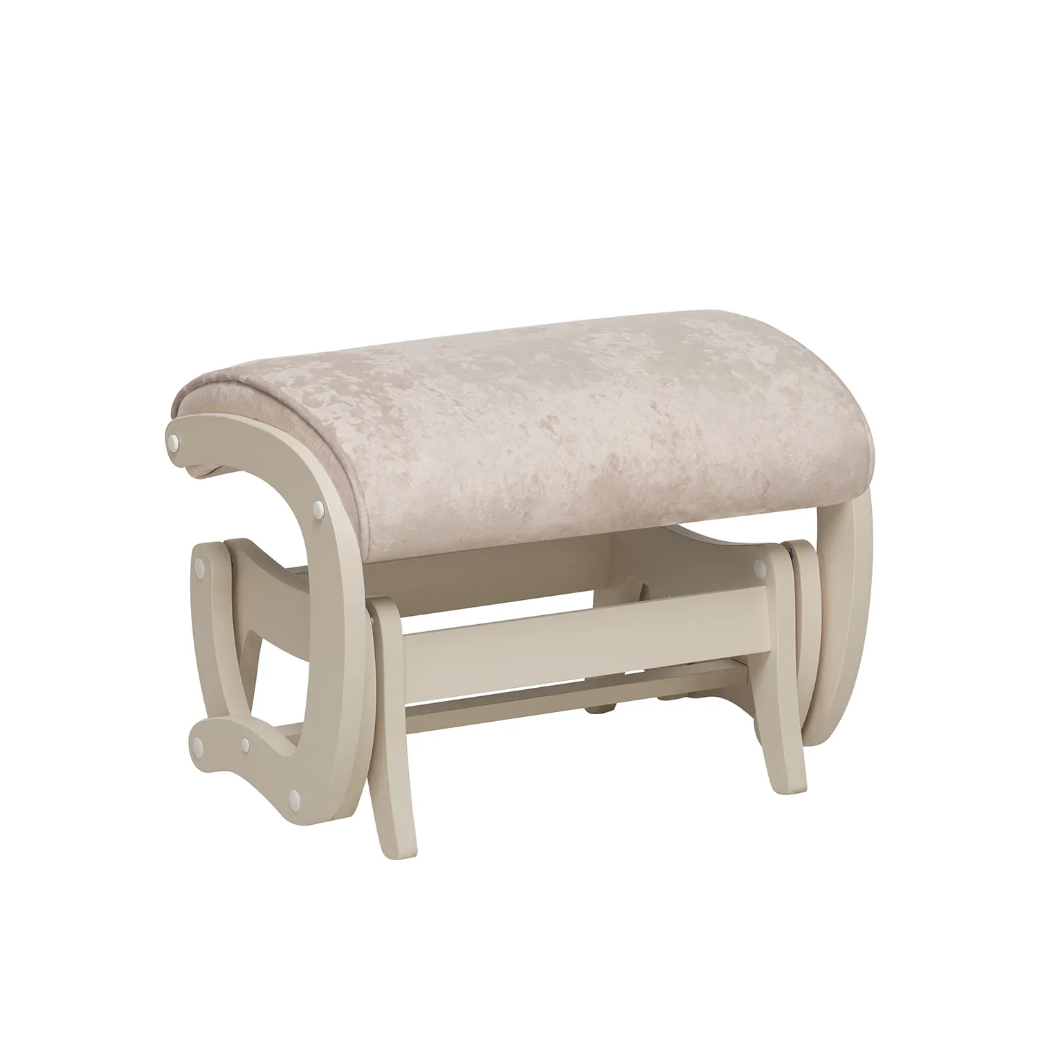 Пуф-маятник Leset Универсальный с кантом (Слоновая кость/Crash LUX 3 (бежевый))