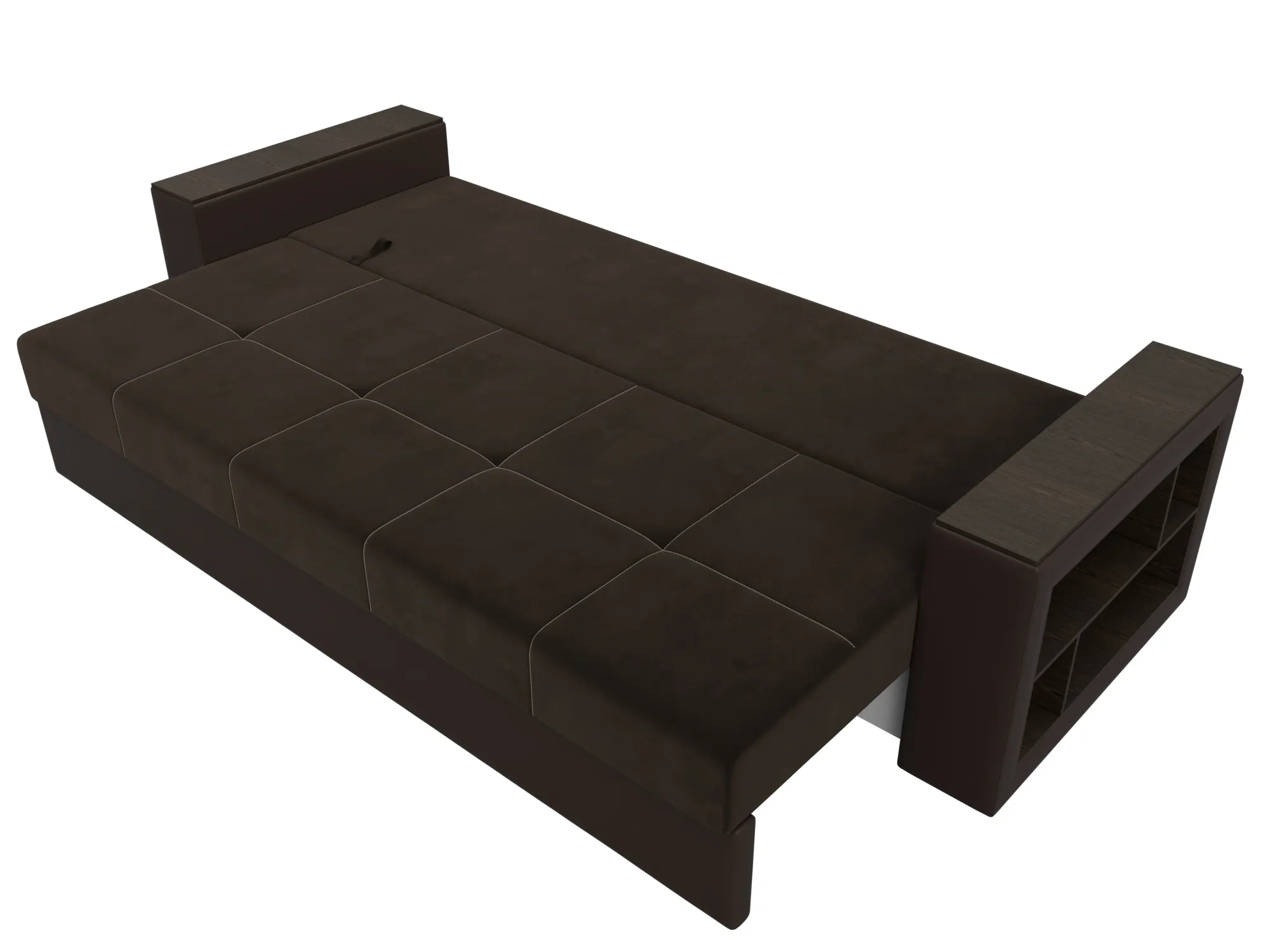 Диван прямой Дубай Лайт ( Коричневый )