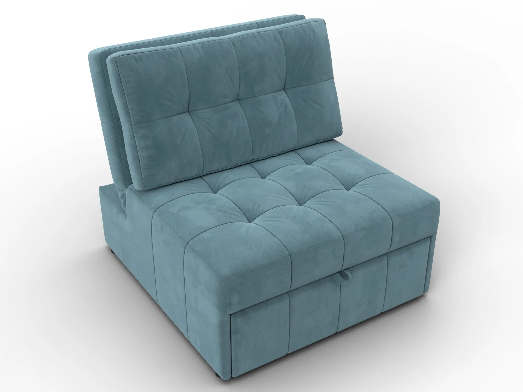 Кресло-кровать Лига-107 (80) ( SEVEN 113 бирюзовый )