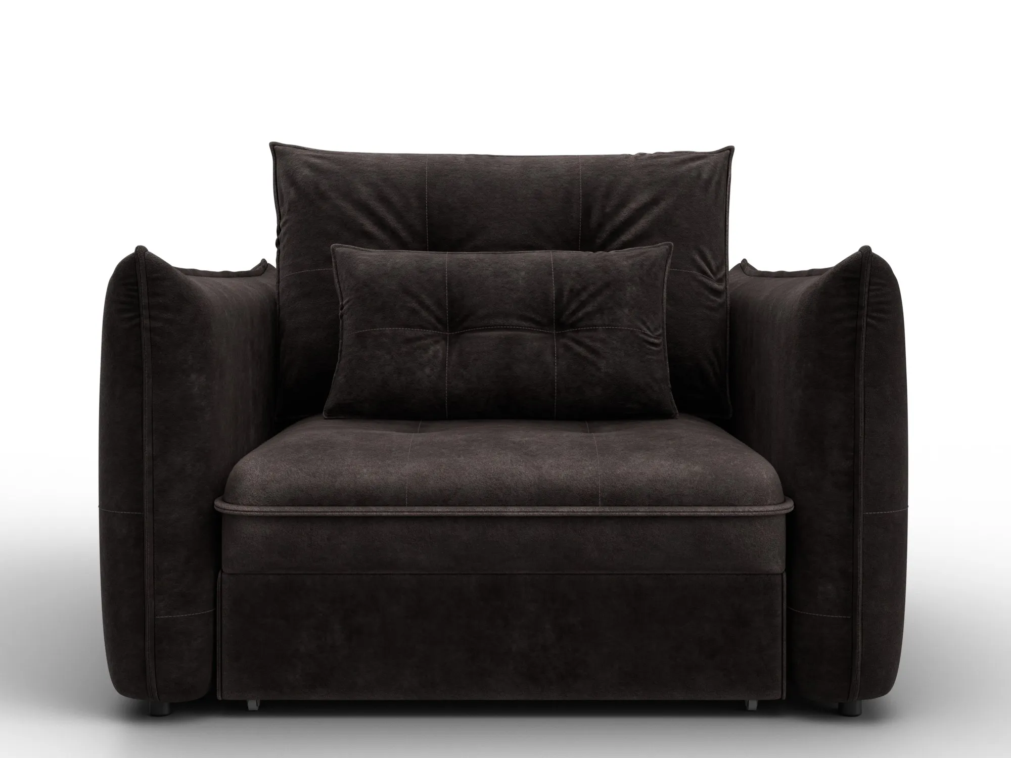 Кресло Лига-100 НПБ ( BRUT 17 коричневый )