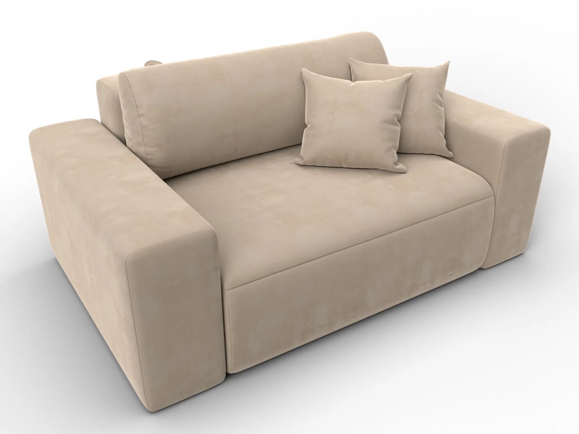 Кресло Лига-036 НПБ ( SEVEN 729 бежевый )