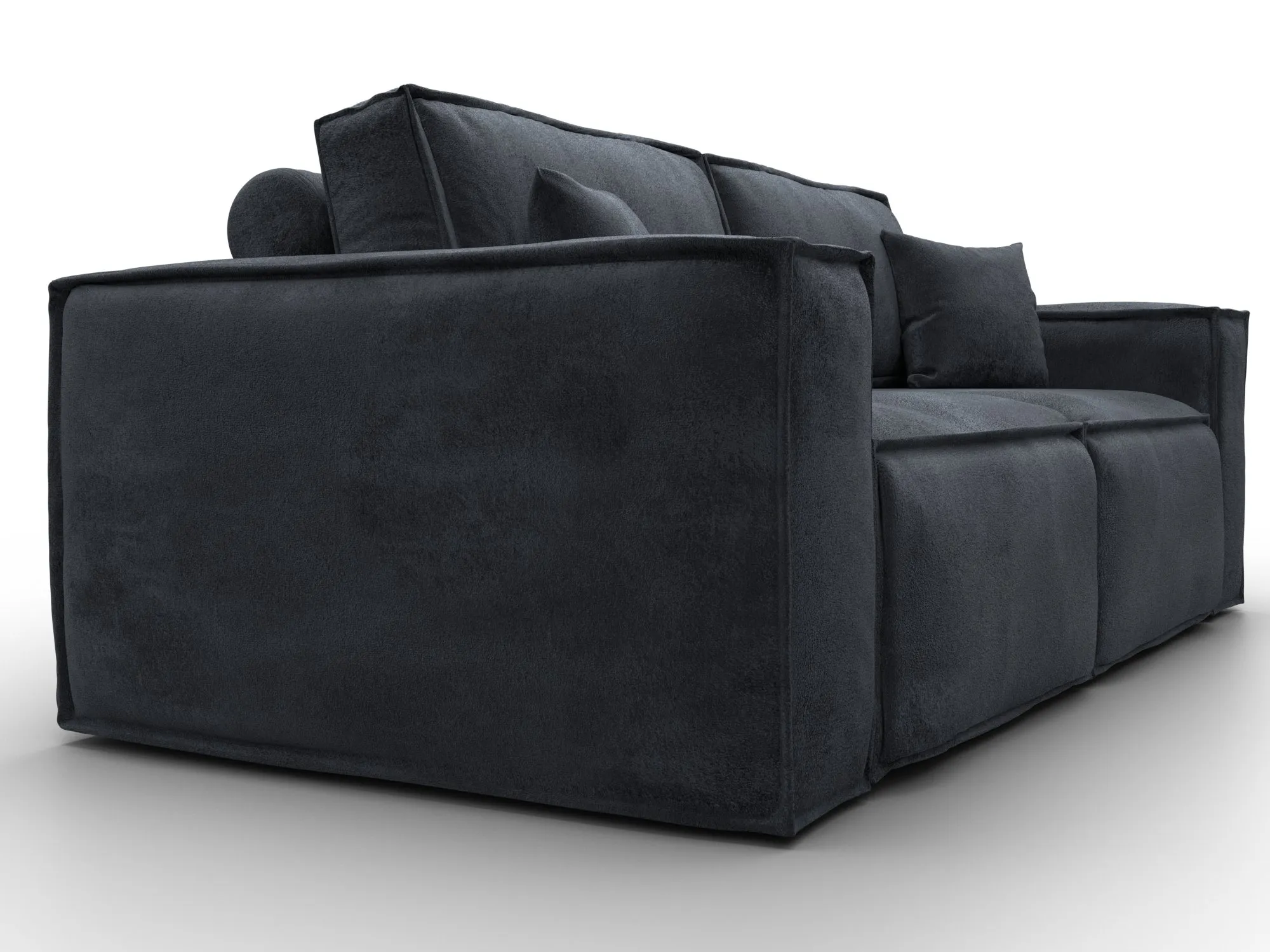 Диван прямой Лига-081 НПБ ( TOWER 11 темно-серый )