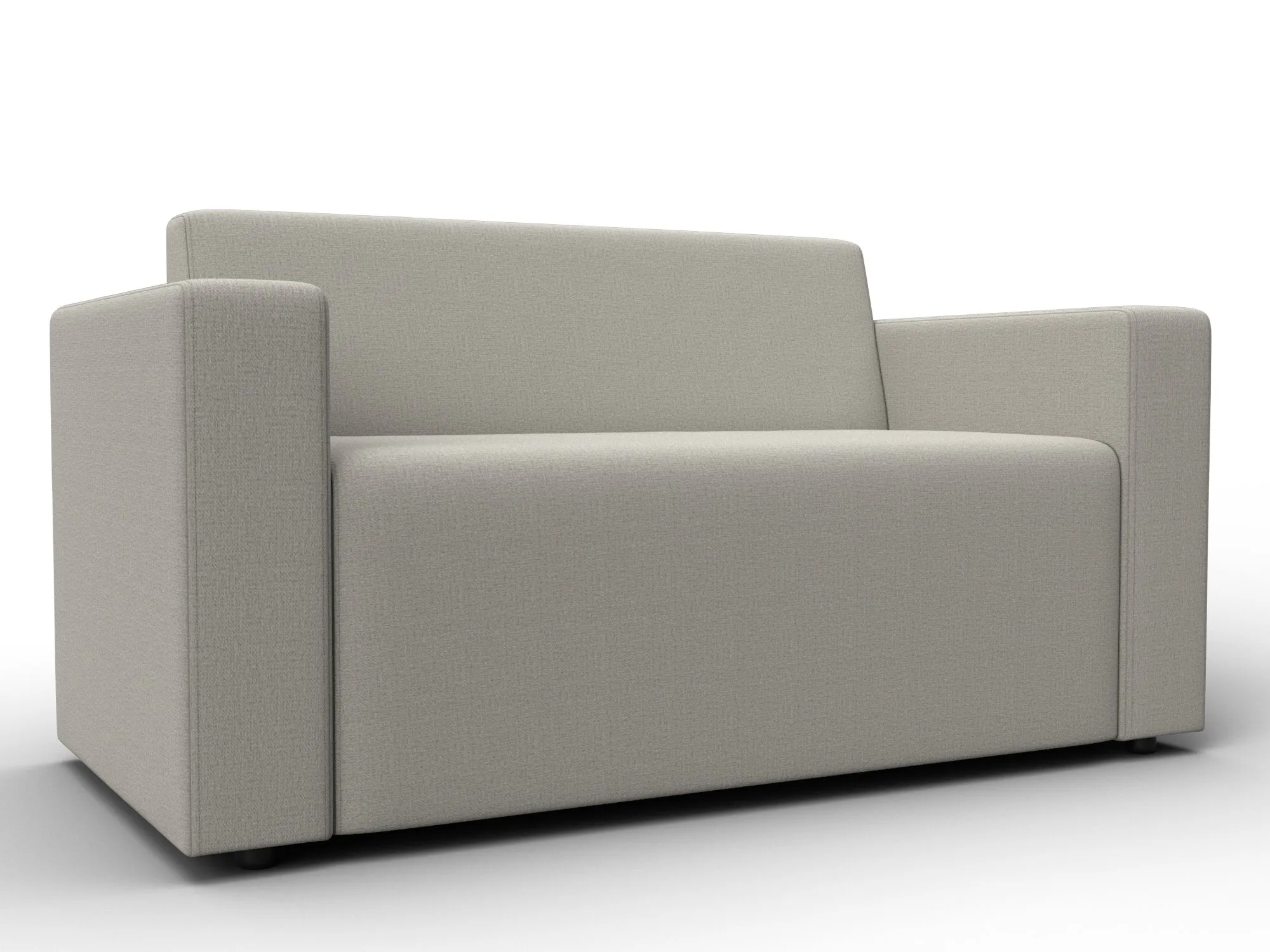 Диван прямой Лига-093 ( Амур 02 бежевый )