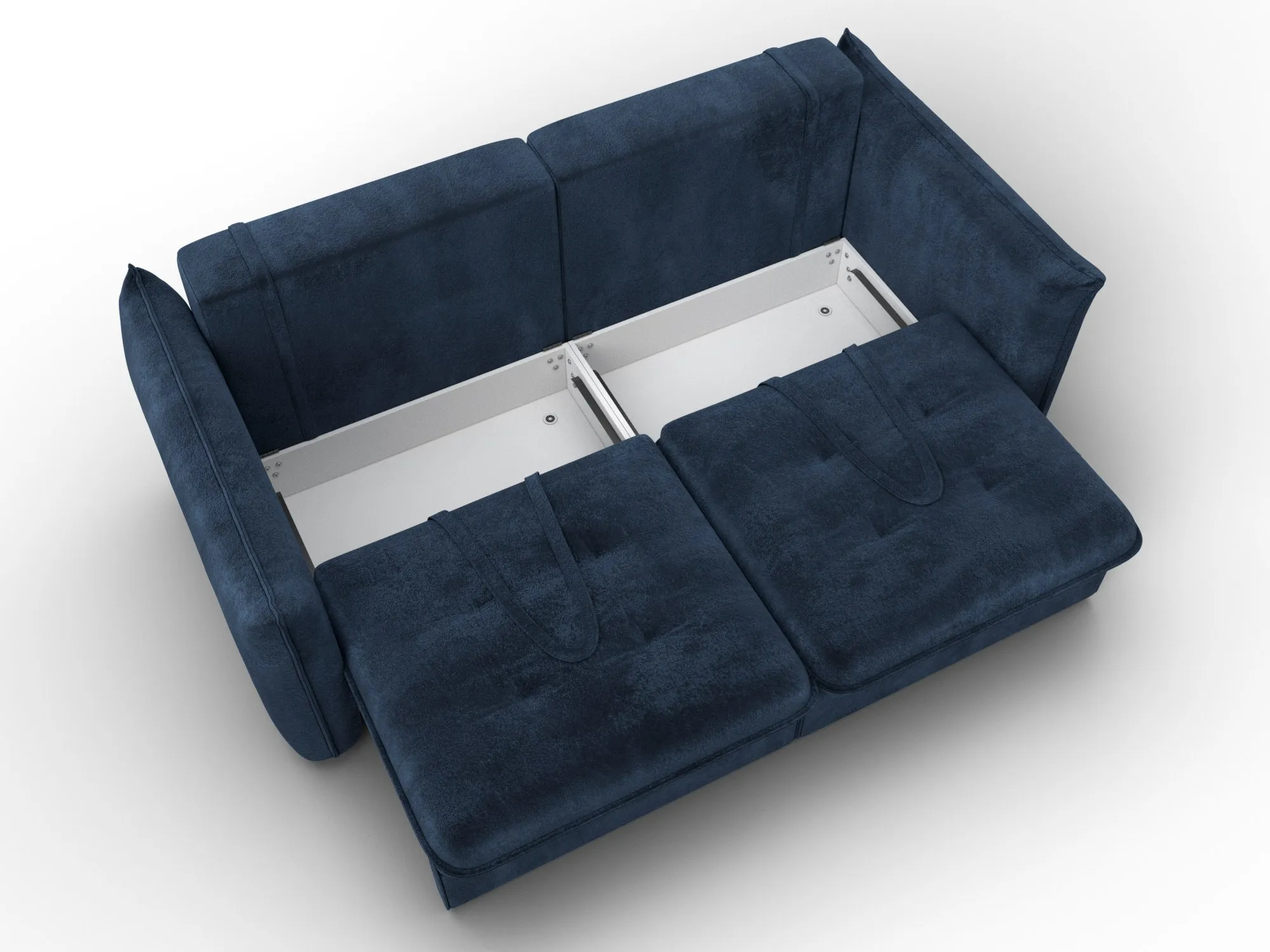 Диван прямой Лига-100 НПБ ( TOWER 13 синий )