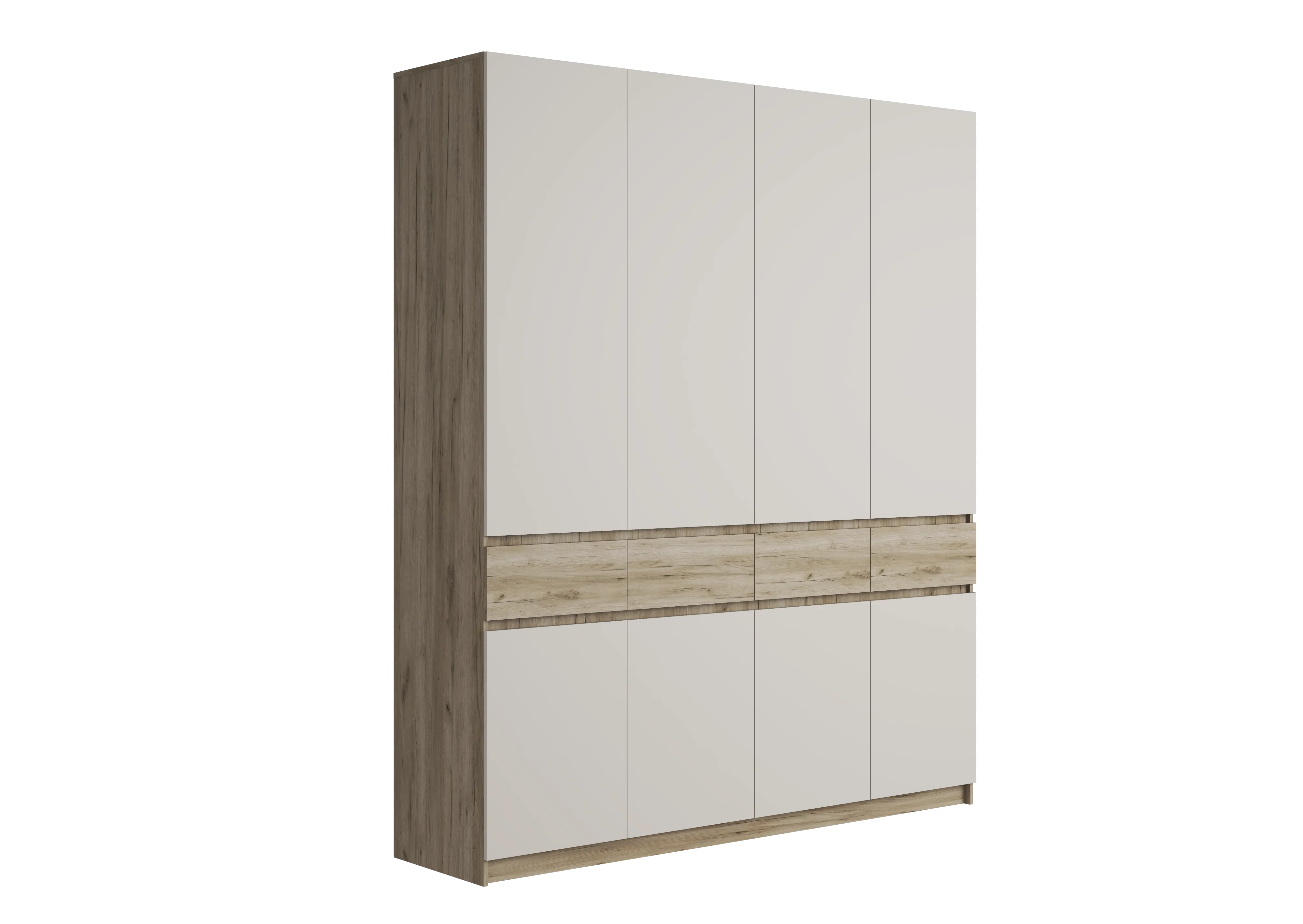 Шкаф Бостон ШК-004 (крафт серый/кашемир)