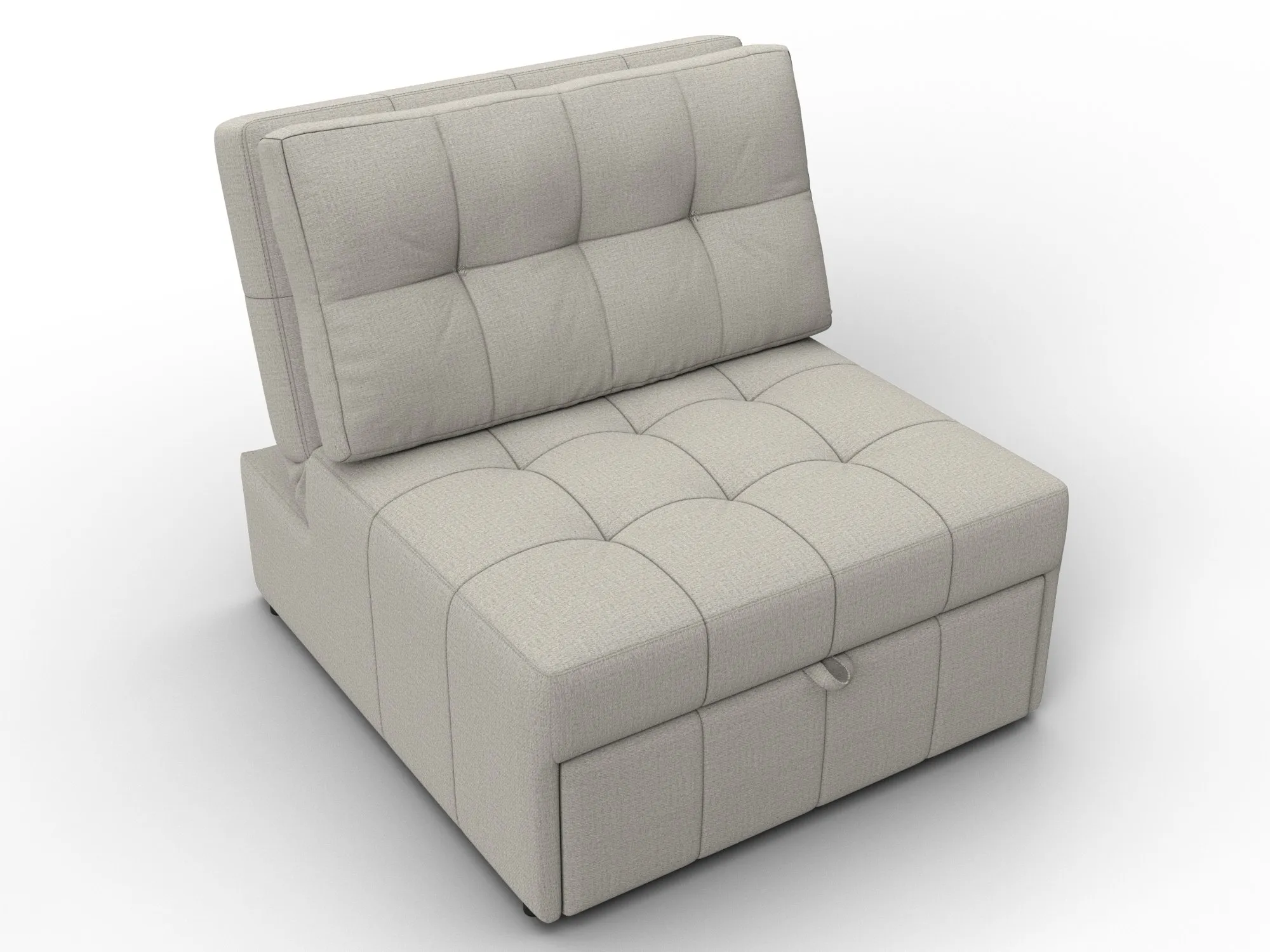 Кресло-кровать Лига-107 (80) ( Амур 02 бежевый )