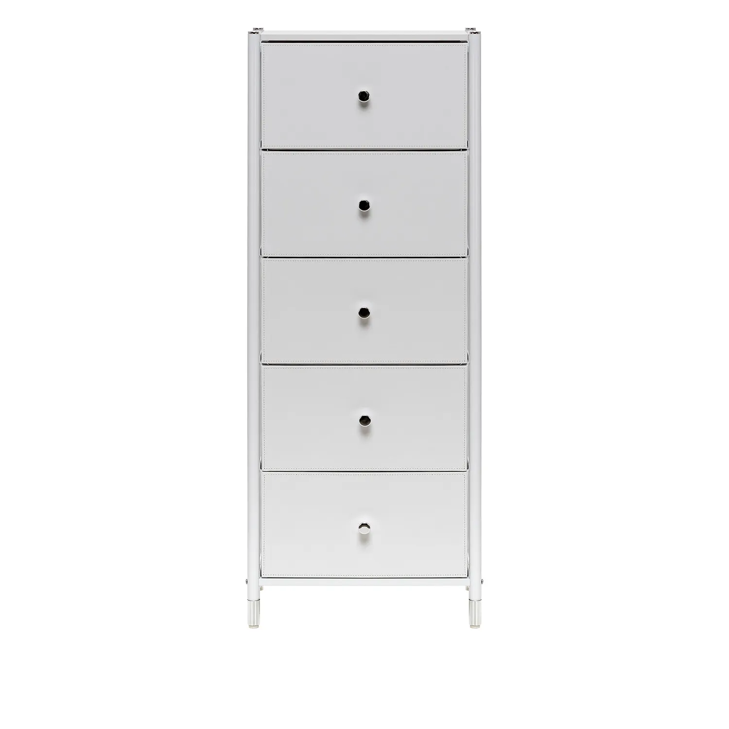 Комод Leset Нирита/Хайди, 5 ящиков, Белый (Белый/Белый)