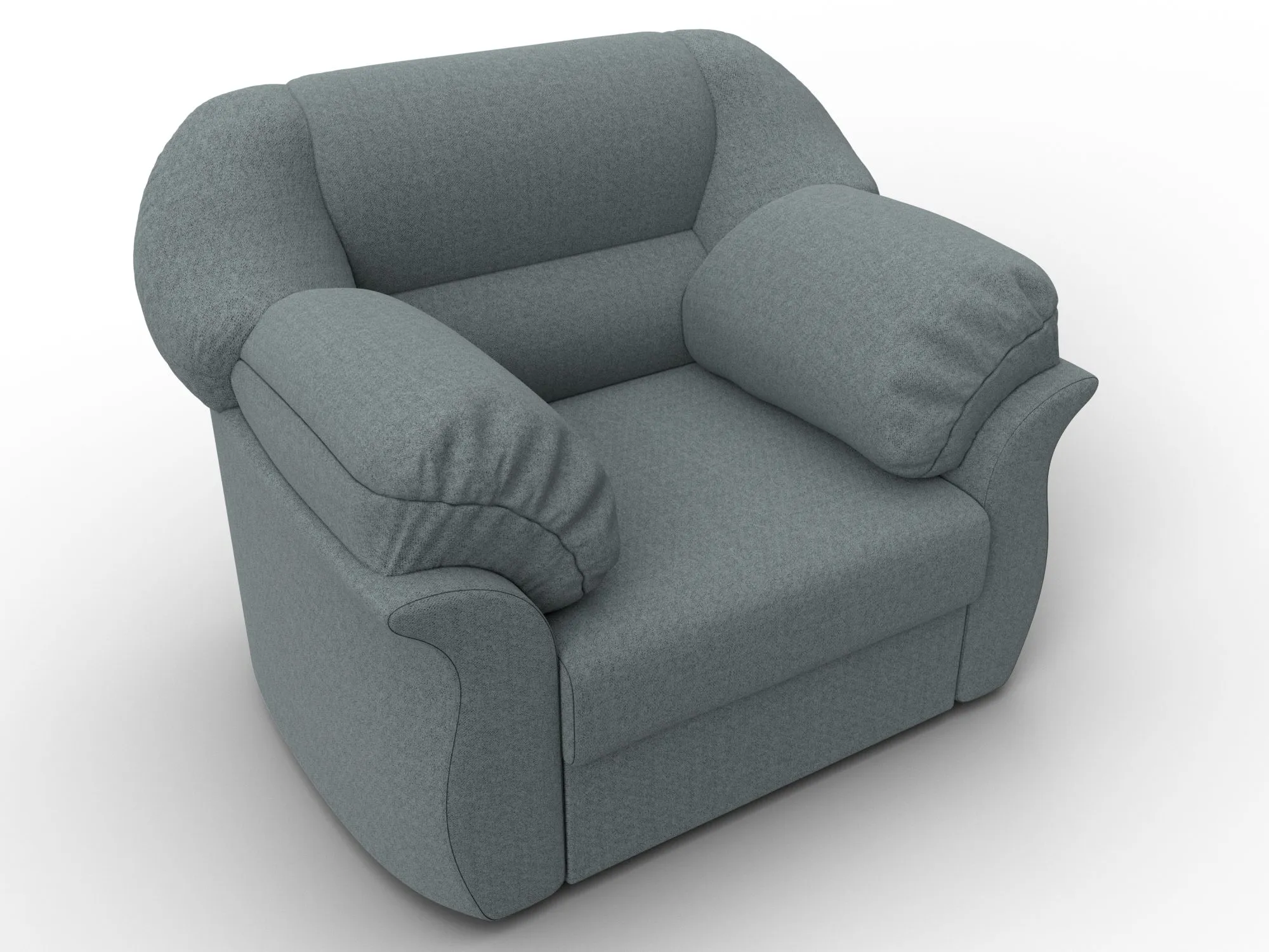 Кресло Карнелла ( Амур 07 серый )