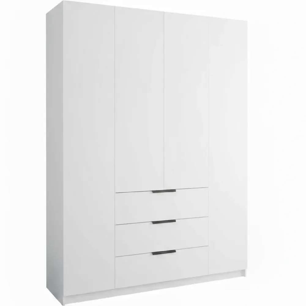 Шкаф распашной Локер  4-х дверный с ящиками 