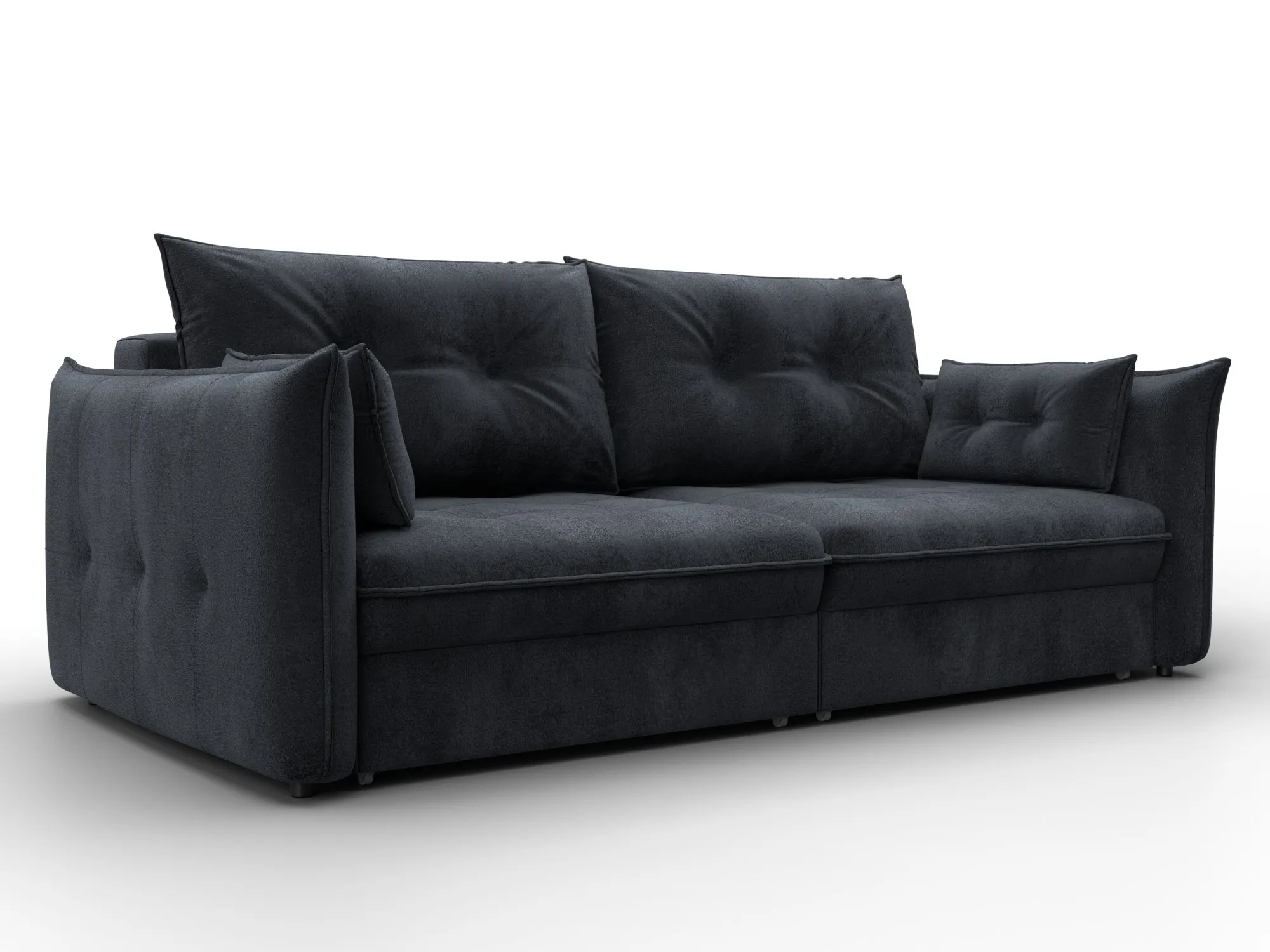 Диван прямой Лига-100 НПБ ( TOWER 11 темно-серый )