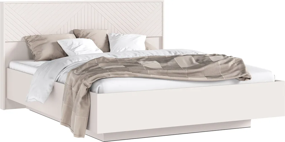  Флэш Кровать парящая 1,6м с ПМ с подсветкой (Кашемир, Кашемир)