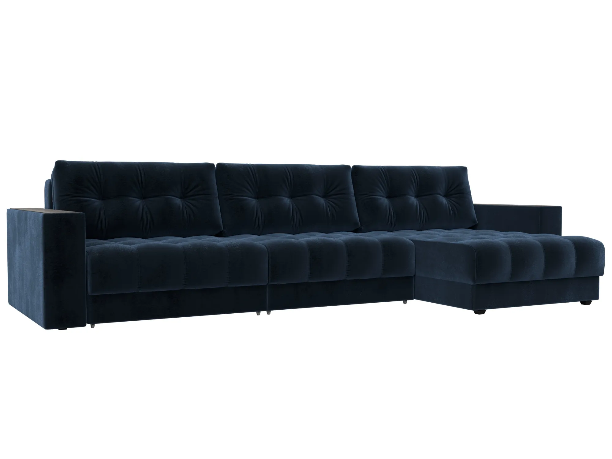 Диван угловой с декором Лига-049 НПБ Лонг