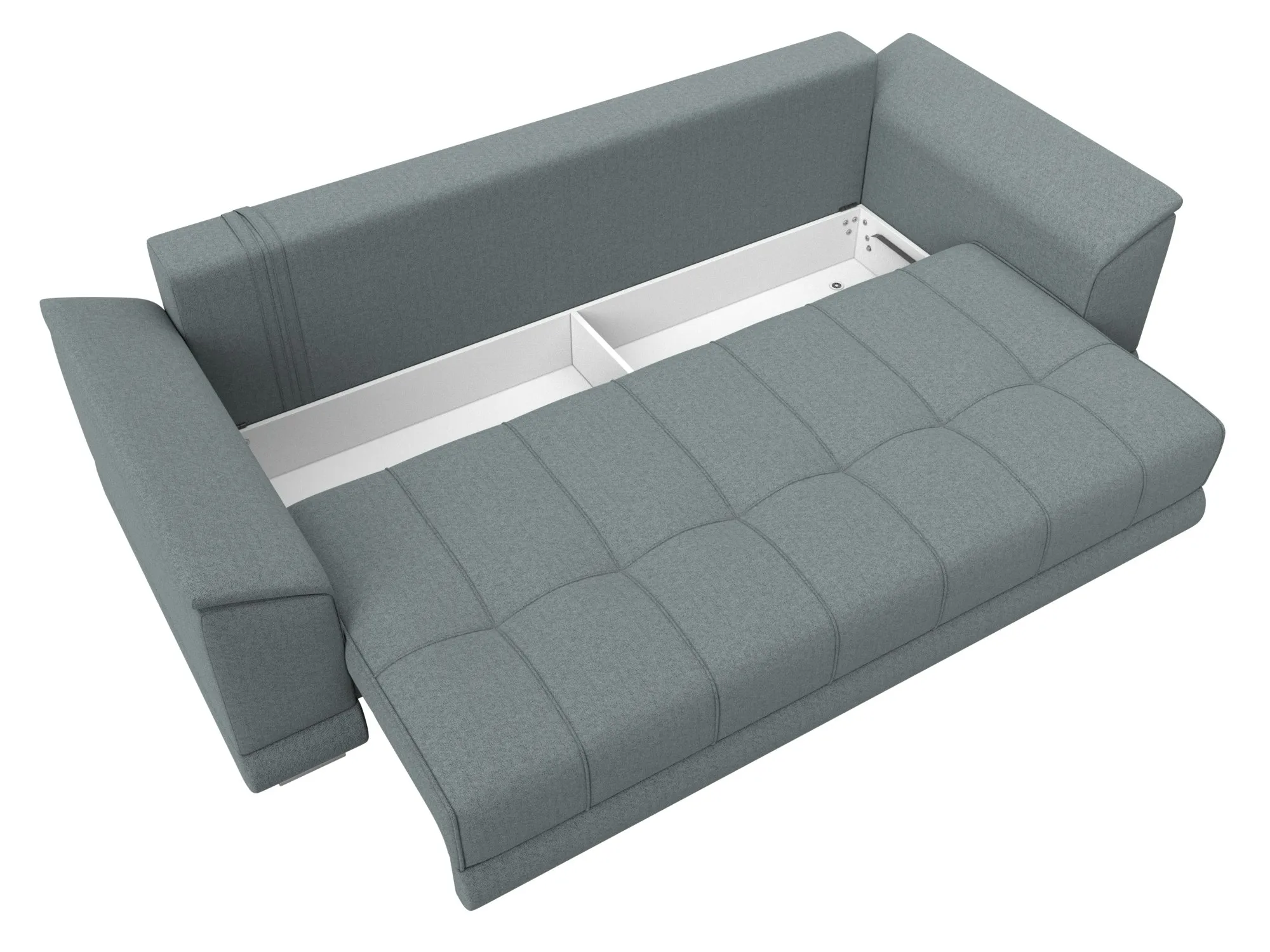 Диван прямой НордСтар НПБ ( Амур 07 серый )