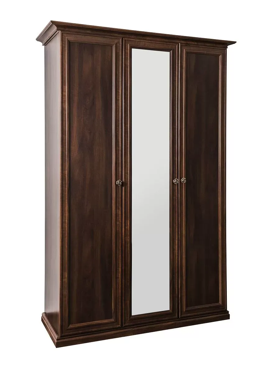 Шкаф Афина 3-дверный (2+1) с зеркалом караваджо