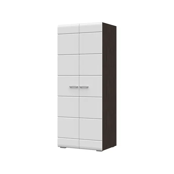 Шкаф 2х ств Вегас венге - белый глянец