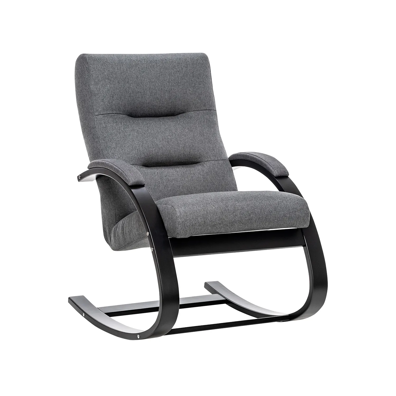 Кресло-качалка Leset Милано (Венге/Malmo 95 (темно-серый))