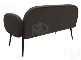 Диван прямой Лига-086 ( Амур 05 коричневый )