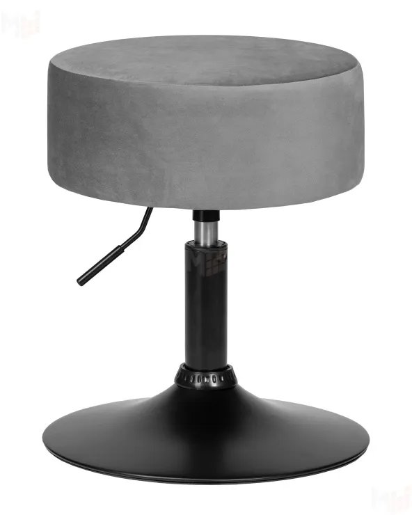 Пуф DOBRIN DANNY BLACK (серый велюр (MJ9-75))