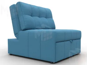 Кресло-кровать Лига-107 (80) ( Амур 10 голубой )