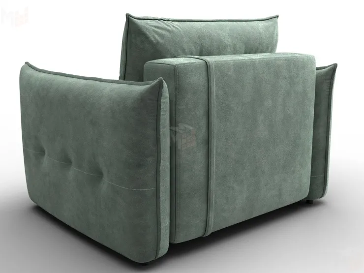 Кресло Лига-100 НПБ ( BRUT 08 зеленый )