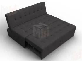 Диван прямой Лига-107 (160) ( JOLY 08 коричневый )