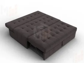 Диван прямой Лига-107 (140) ( SEVEN 727 коричневый )