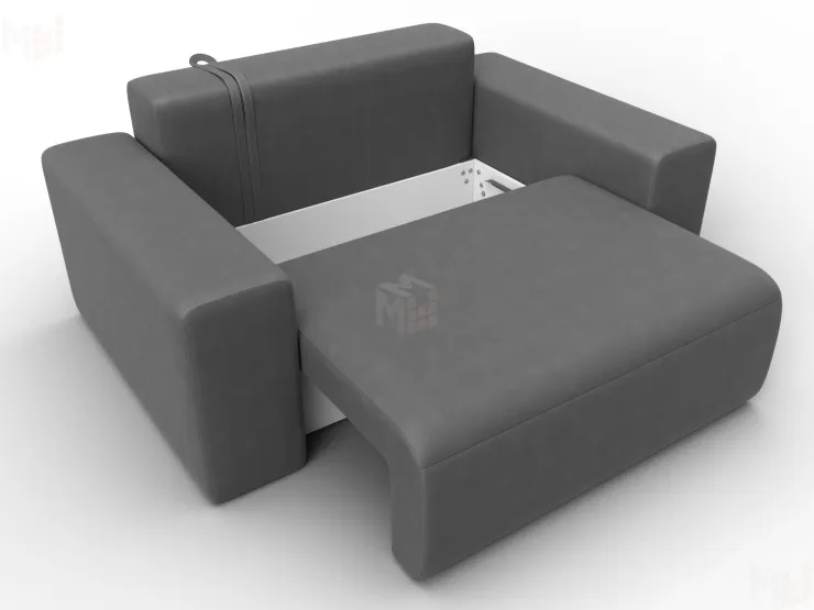 Кресло Лига-036 НПБ ( JOLY 13 серый )