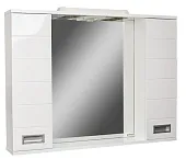 Шкаф-зеркало Cube 90 Эл. Домино 