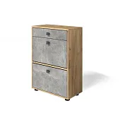 Обувница Мини-Лайт МЛ-7 Дуб крафт золотой/ателье светлое