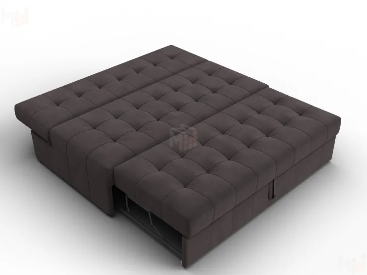 Диван прямой Лига-107 (160) ( SEVEN 727 коричневый )