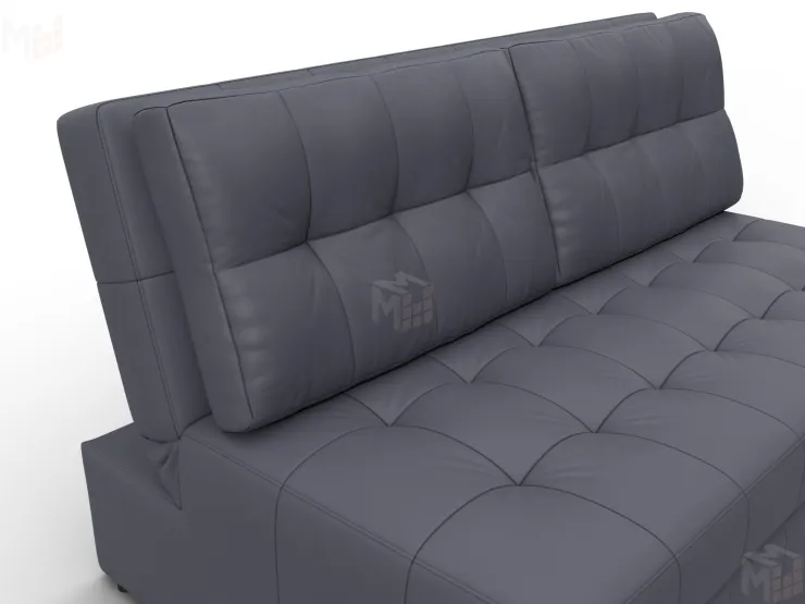 Диван прямой Лига-107 (140) ( GRIFON 15 серый )