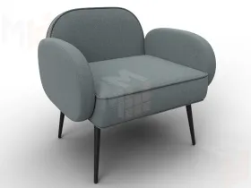 Кресло Лига-086 ( Амур 07 серый )