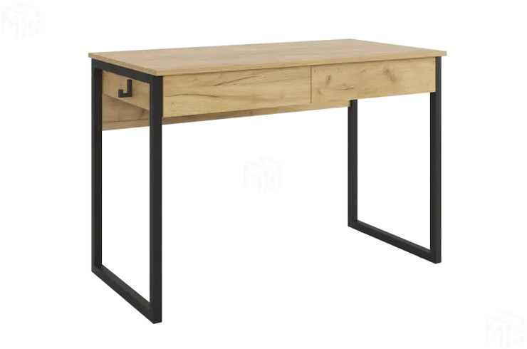 Стол Юниор дуб крафт золотой/черный муар