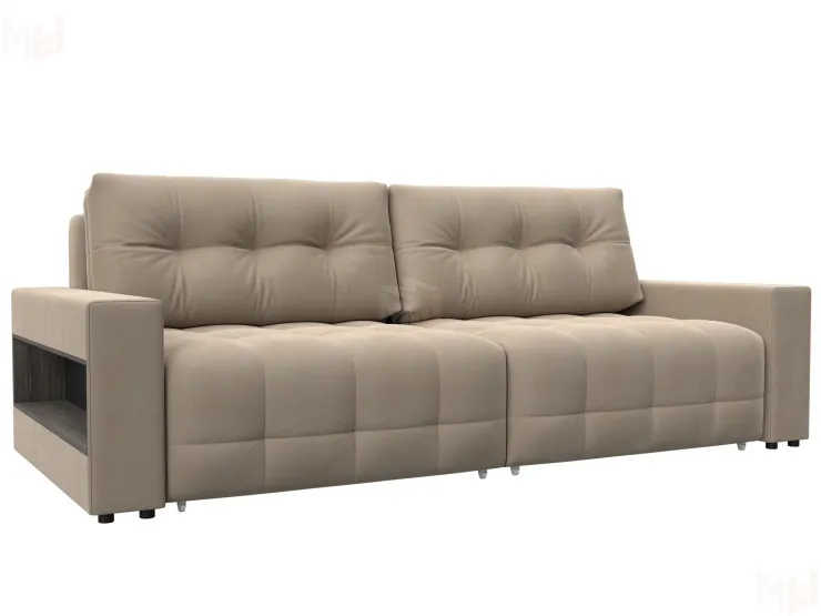 Диван прямой с полками Лига-053 НПБ