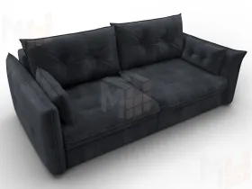 Диван прямой Лига-100 НПБ ( TOWER 11 темно-серый )