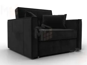 Кресло-кровать Лига-104 (80) ( SEVEN 35 черный )