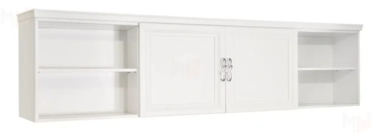 Секция навесная мост Мишель белый матовый