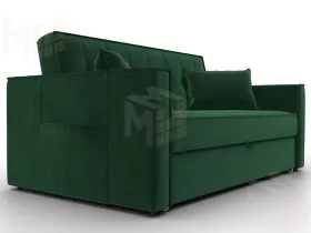 Диван прямой Лига-104 (140) ( SEVEN 626 зеленый )