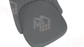 Стул Франк (конус) исп. 2 - ДП2-30 Капучино матовый/Микровелюр Catania Silver (серый)