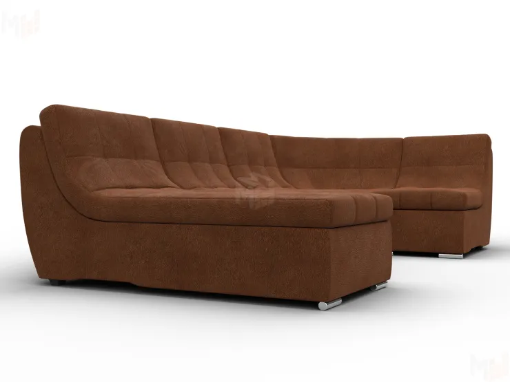 Диван П-образный модульный Холидей ( LAIM 14 терракотовый )