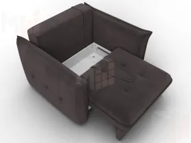 Кресло Лига-100 НПБ ( SEVEN 727 коричневый )