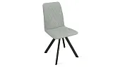 Стул Стенли К2 Черный муар, Велюр Confetti Silver