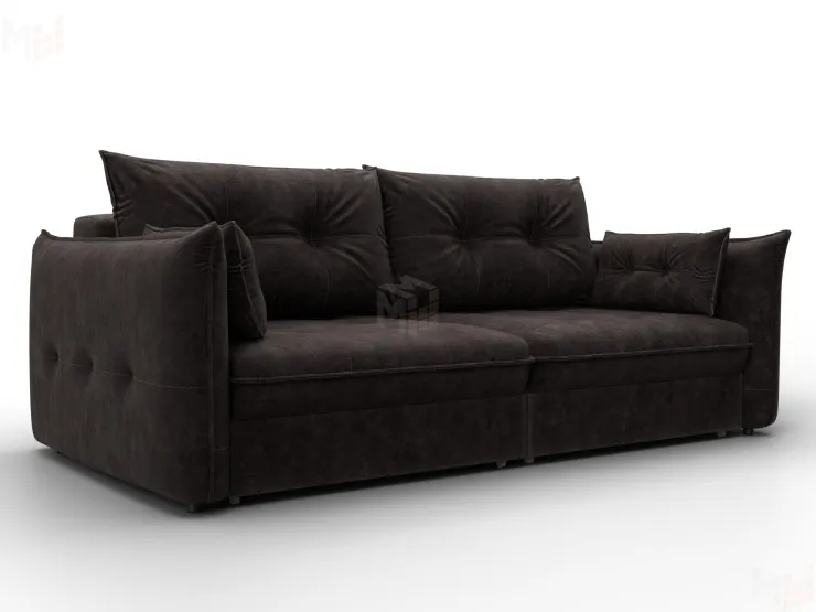 Диван прямой Лига-100 НПБ ( BRUT 17 коричневый )