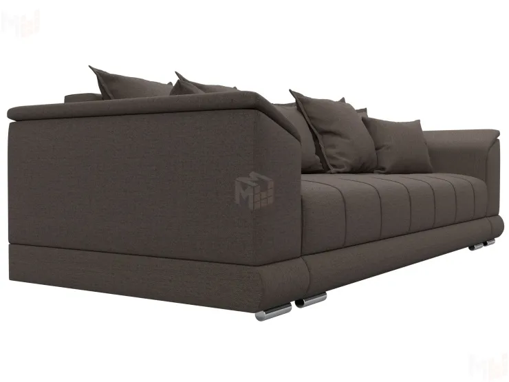 Диван прямой НордСтар НПБ ( Амур 05 коричневый )