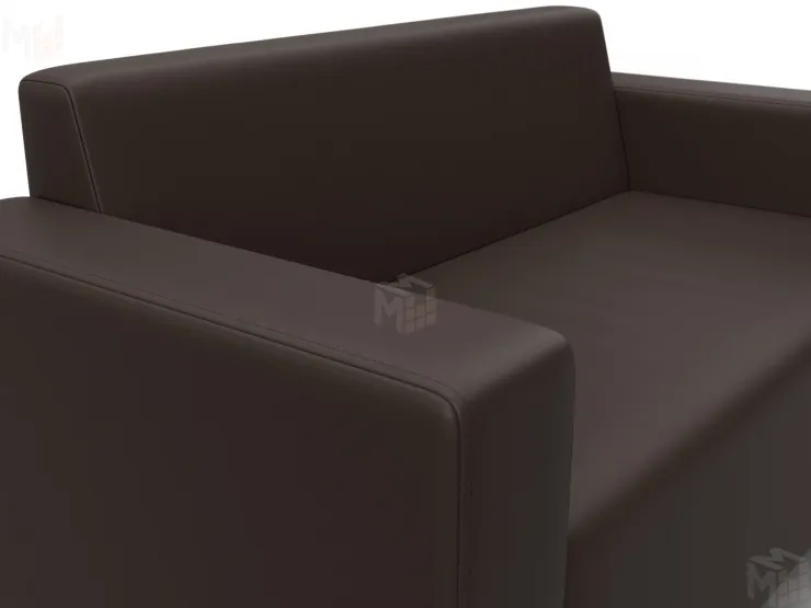 Диван прямой Лига-093 ( Коричневый )